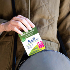 Boiron Acidil before meals use to potentially lessen heartburn triggers