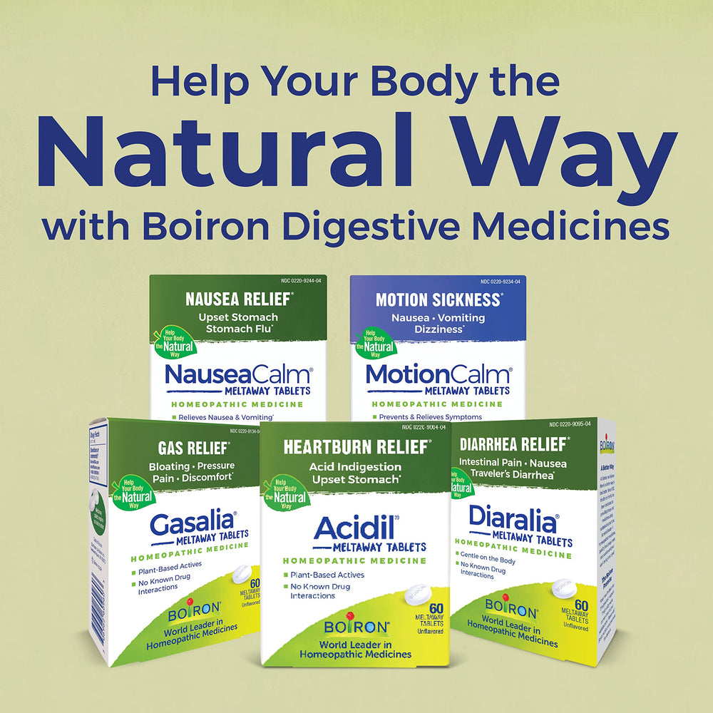 Boiron Acidil plant-based actives promote multi-symptom relief