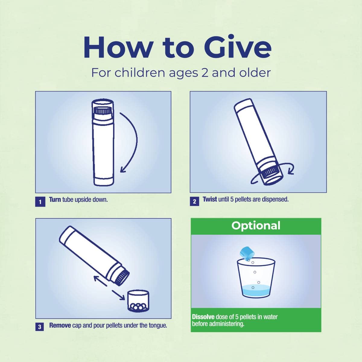 Boiron AllergyCalm Kids pellet-label emphasizes no artificial additives.