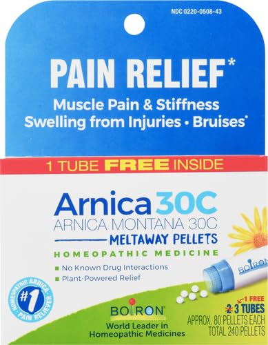 Close-up of Arnica Montana 30C pellets