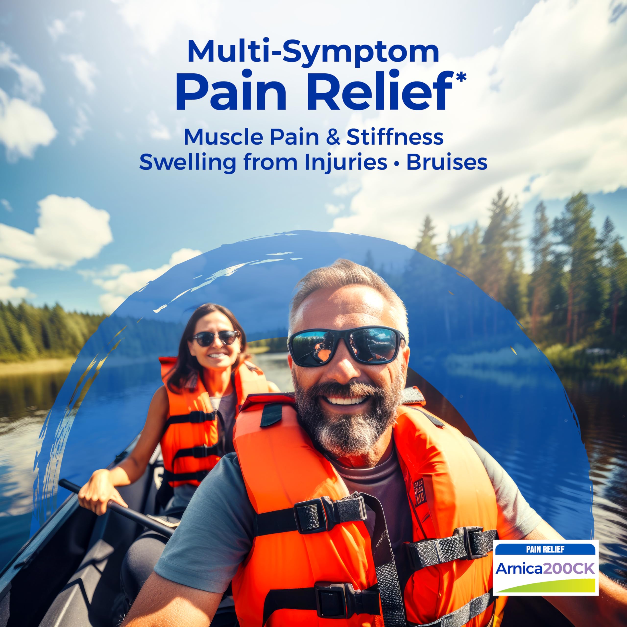 Boiron Arnica Montana 200CK – 80 pellet dispensing tube, back label