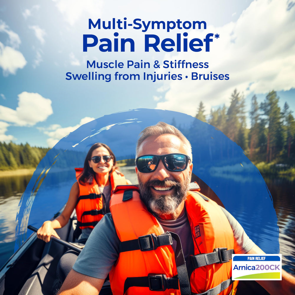 Boiron Arnica Montana 200CK – 80 pellet dispensing tube, back label