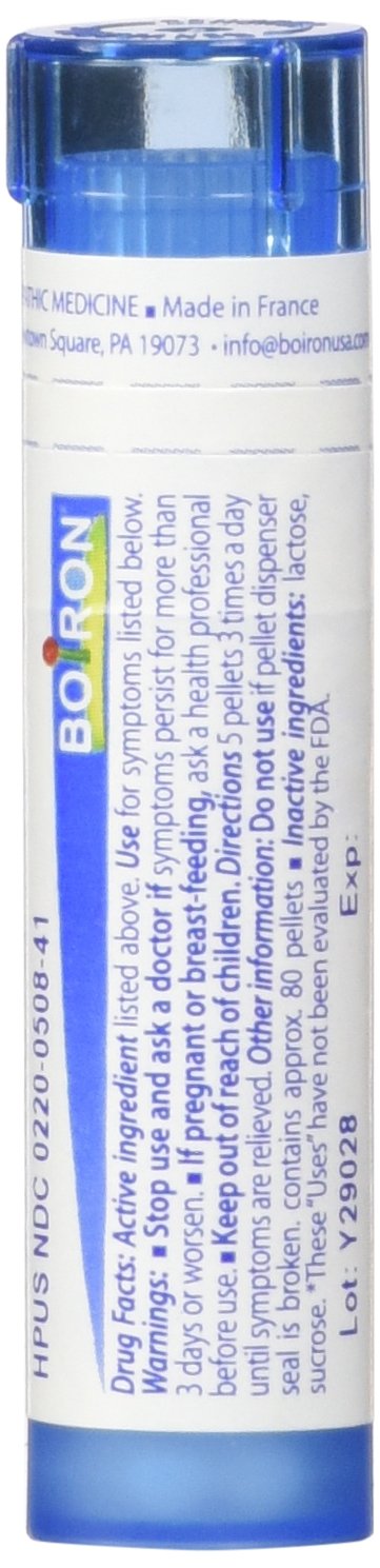 Close-up of Boiron Arnica Montana 30C 80-count bottle