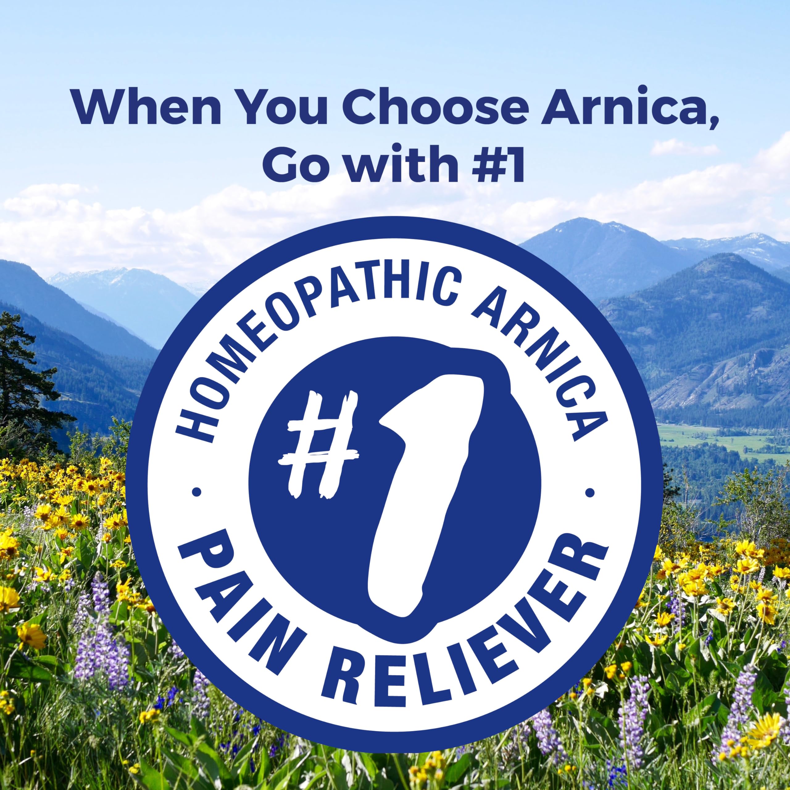 Boiron Arnica Montana 30X near bruise shows discoloration in context