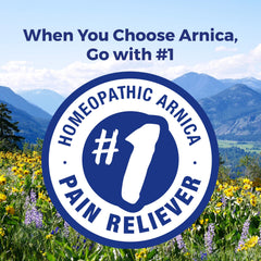 Boiron Arnica Montana 30X near bruise shows discoloration in context