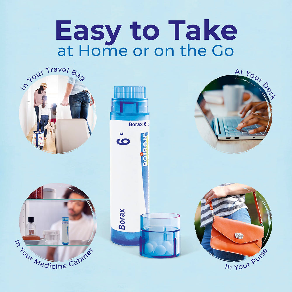 Close-up of Borax 6C label and packaging