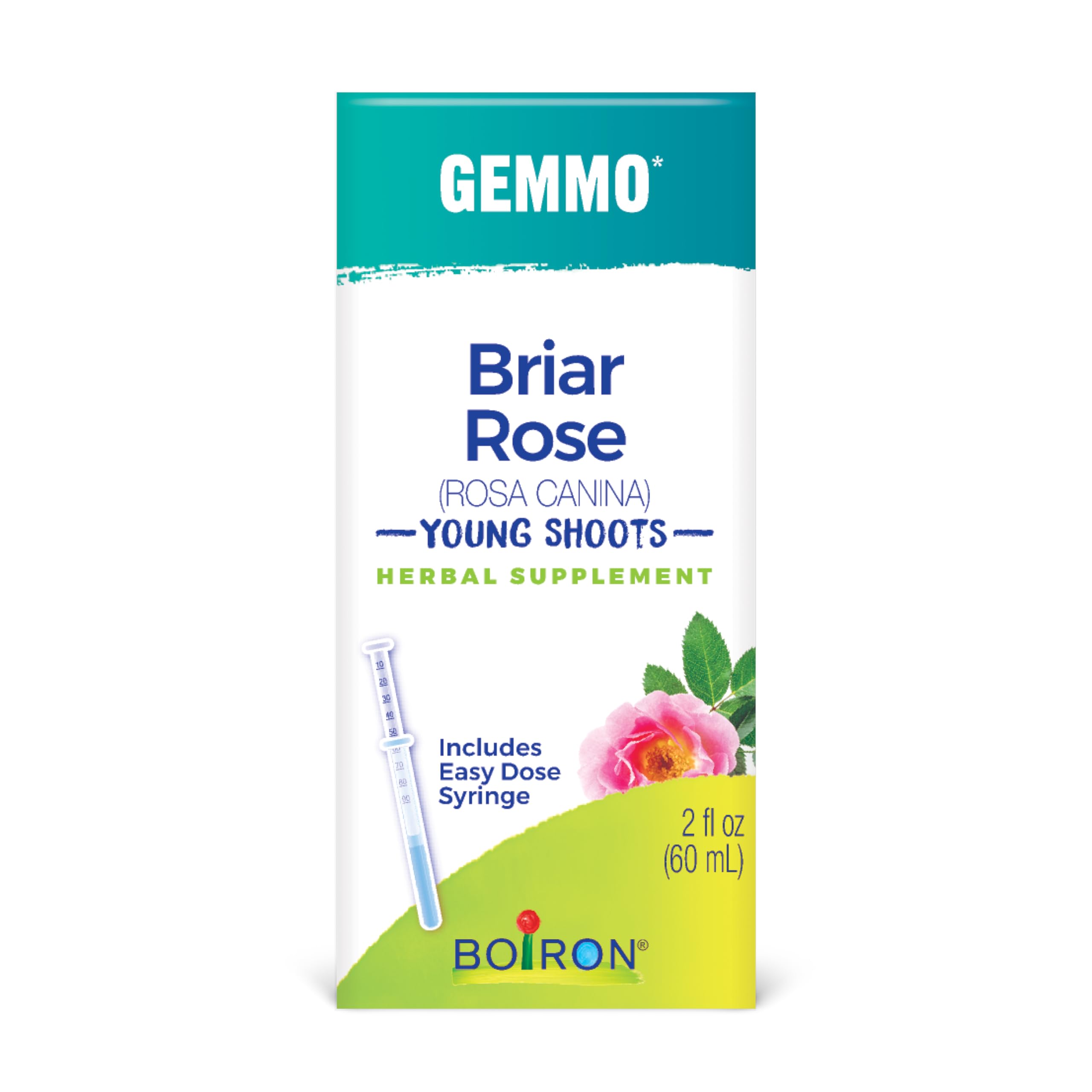 Close-up of Briar Rose young shoots gemmo bottle