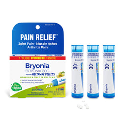 Bottle of Boiron Bryonia 30C homeopathic pellets