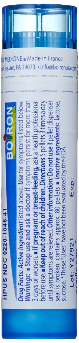 Five 80-count tubes of Boiron Calcarea Carbonica 30C pellets