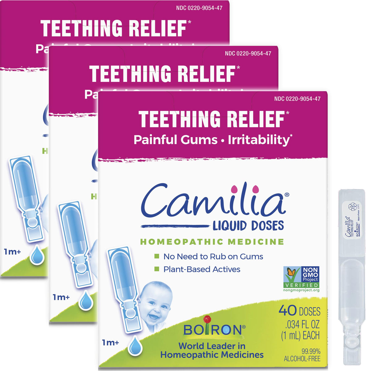 Boiron Camilia Drops bottle and packaging