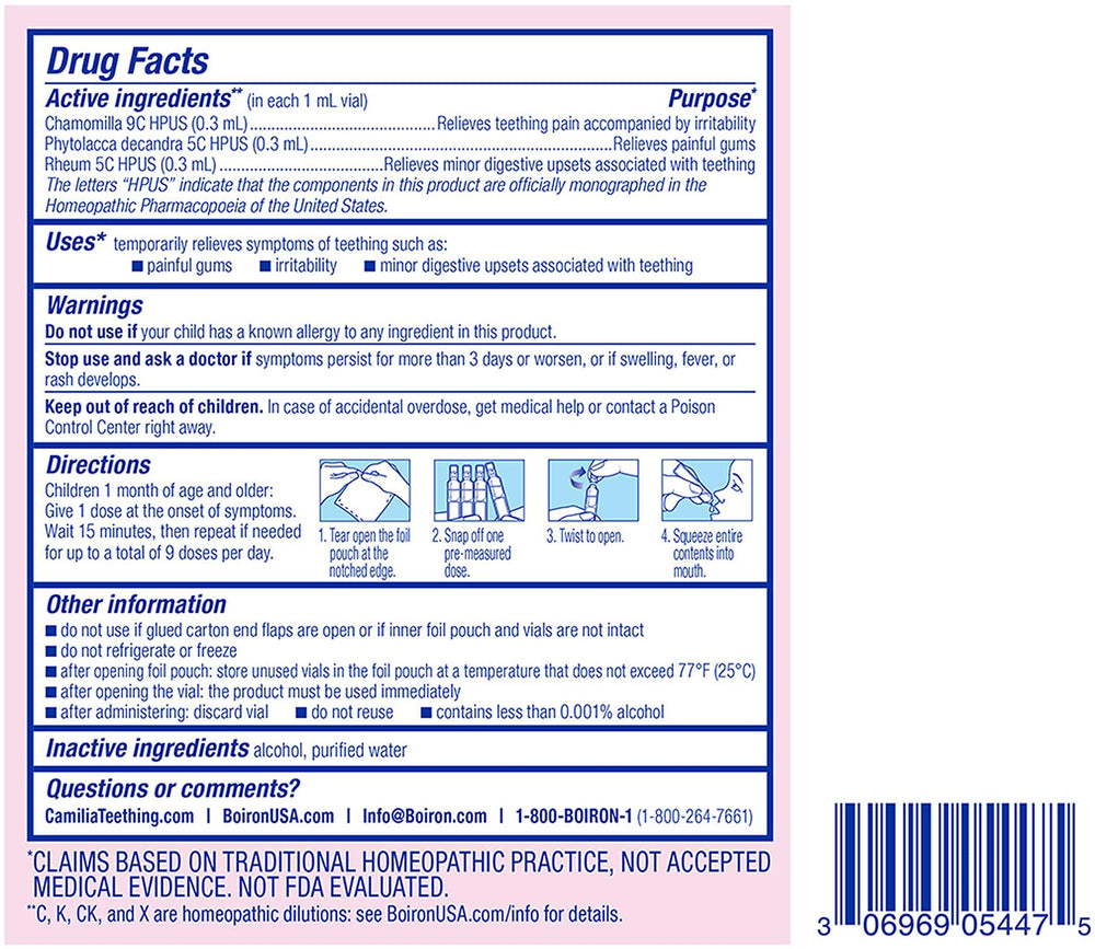 Sterile, single-use liquid dose vials