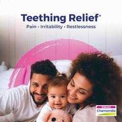 Chamomilla 30C meltaway pellets dissolving under the tongue.