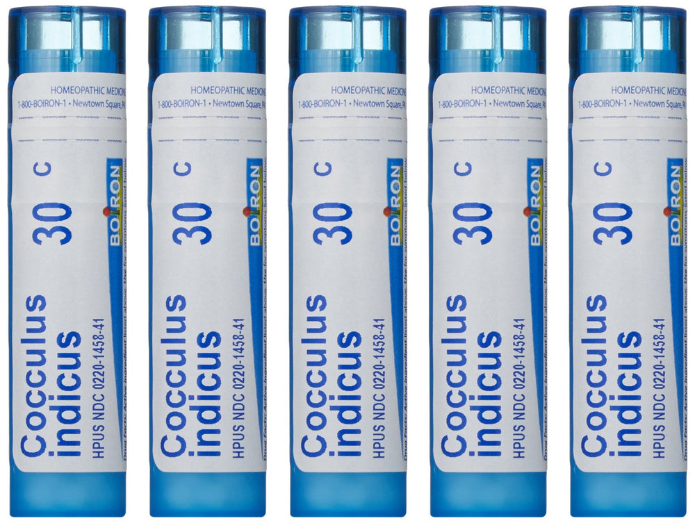 Boiron Cocculus Indicus 30C – pack of 5, front view