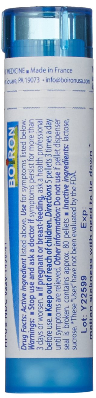 Boiron Cocculus Indicus 30C – packaging and carton