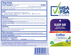 Boiron Coffea Cruda 30C blue ink pen included to journal at night.