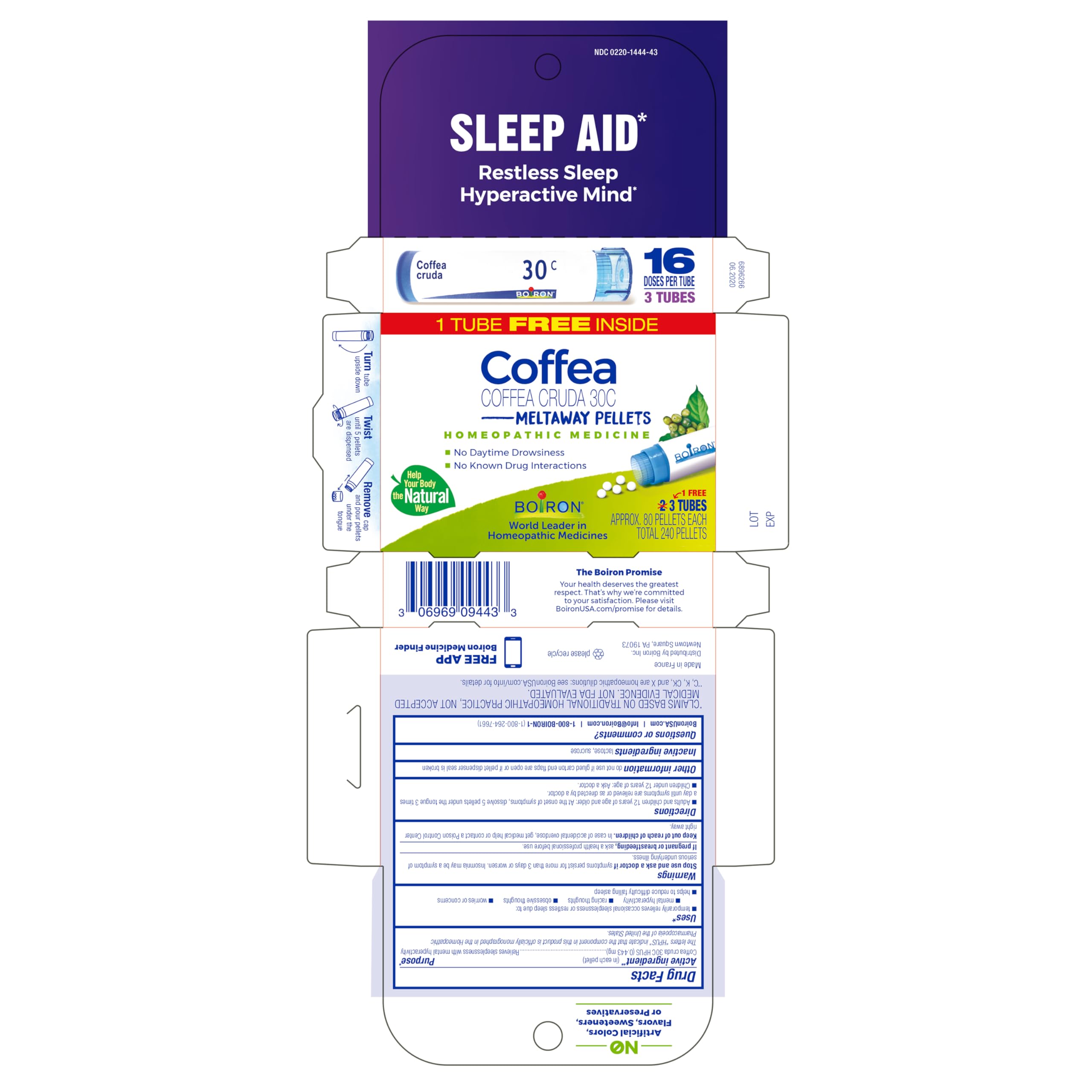 Boiron Coffea Cruda 30C product with quality ingredients and safety standards.