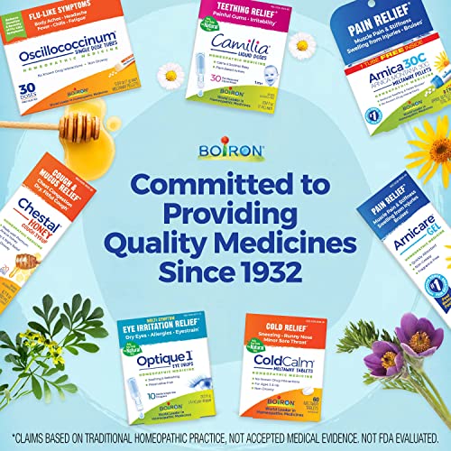 Boiron cough, cold and flu product lineup image