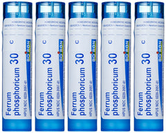 Boiron Ferrum Phosphoricum 30C homeopathic medicine packaging