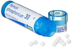 Boiron brand product information for Ferrum Phosphoricum 30C