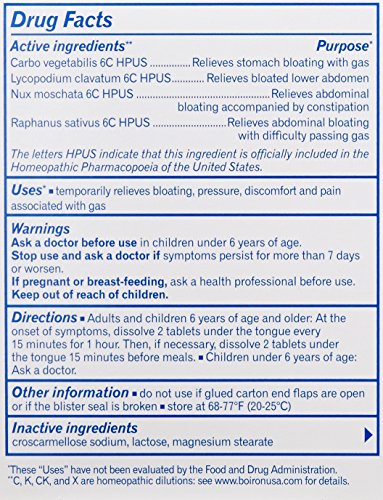 Boiron Gasalia 3 Pack box display