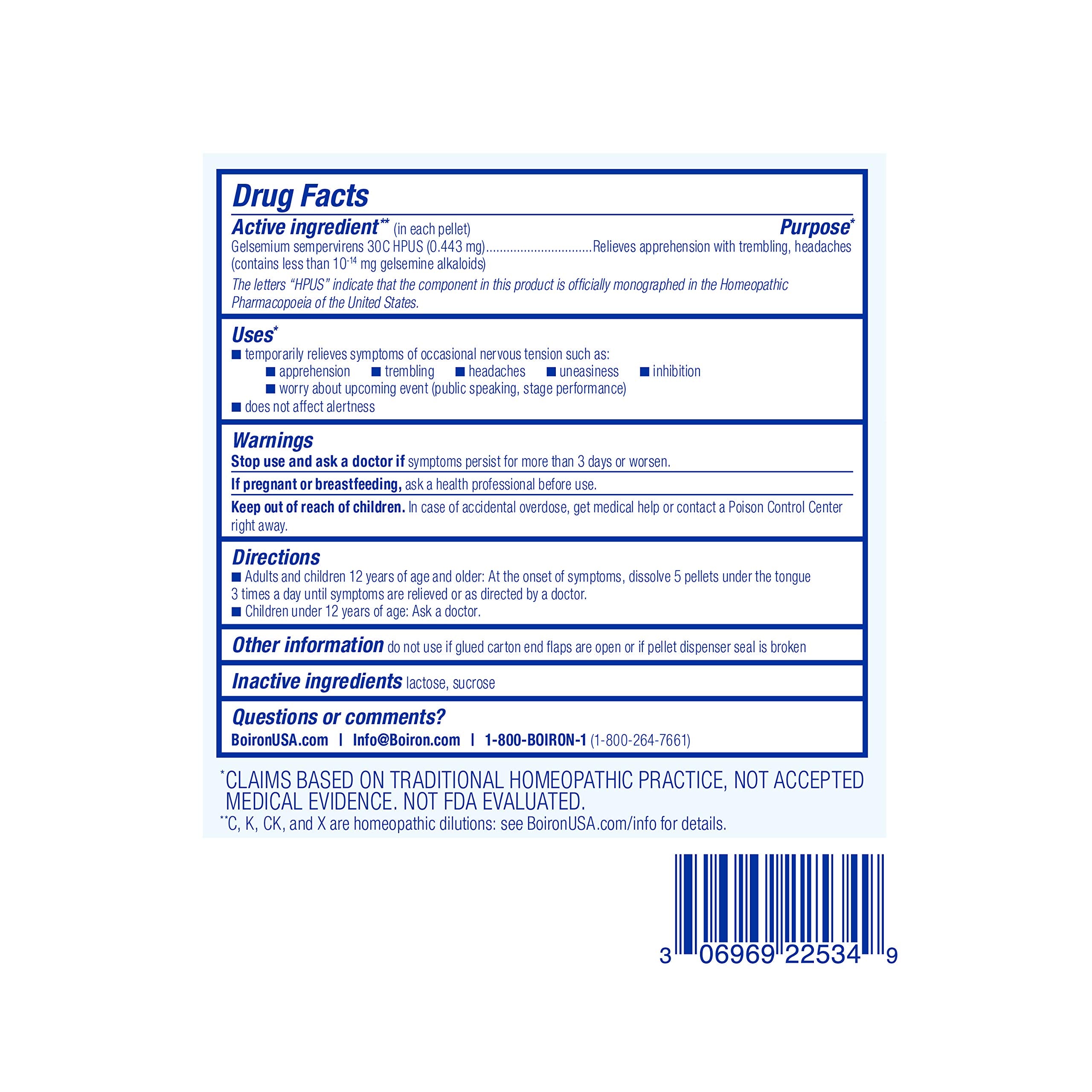 Pellets inside dispensing tube