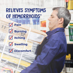 Back of HemCalm box with dosage and ingredients