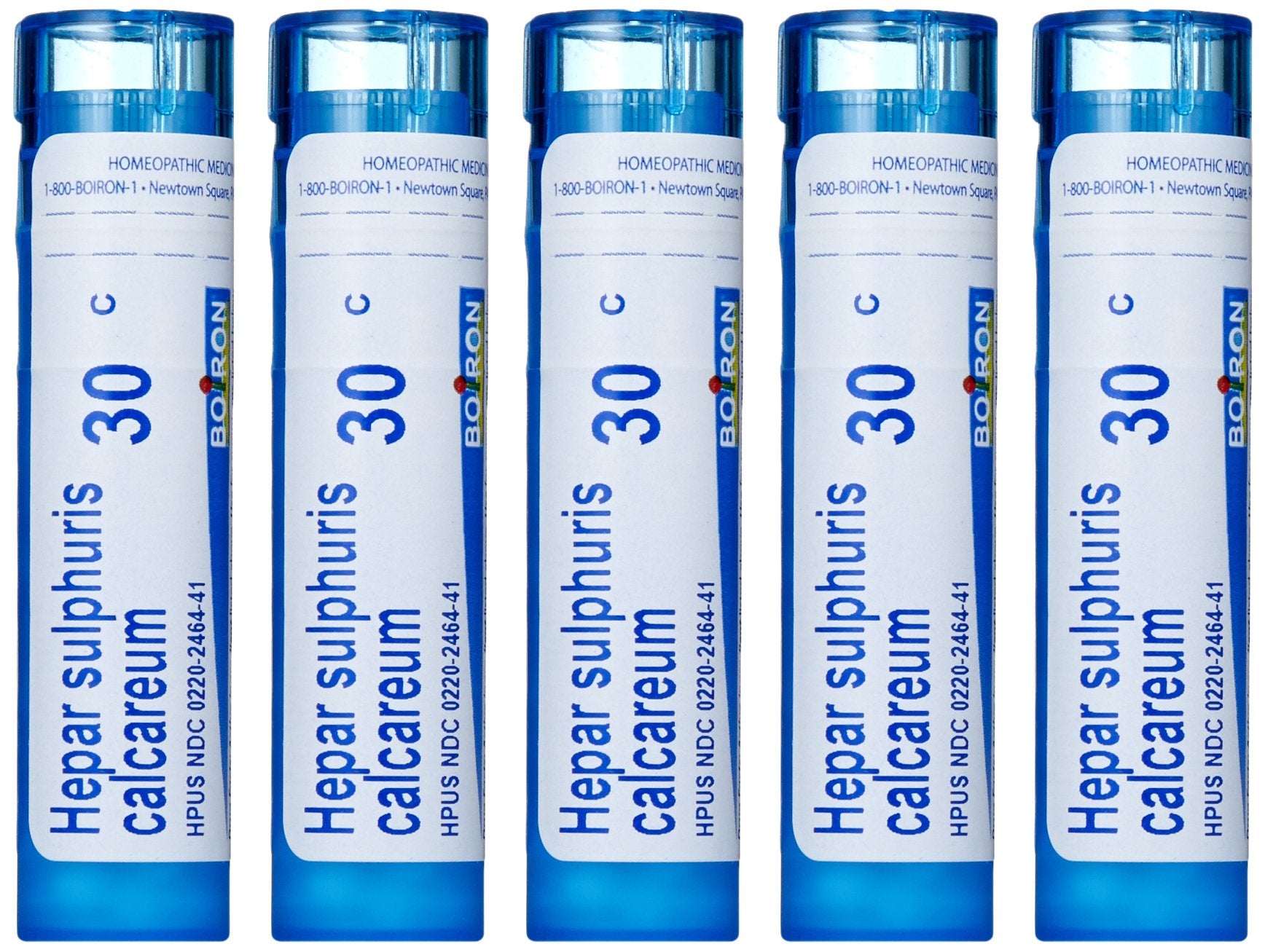 Boiron Hepar Sulphuris Calcareum 30C bottle label