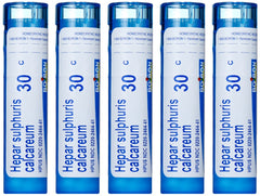 Boiron Hepar Sulphuris Calcareum 30C bottle label