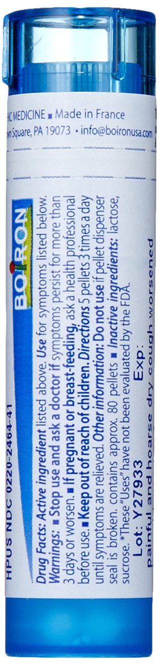 Close-up of Hepar Sulphuris Calcareum 30C quick-dissolving pellets