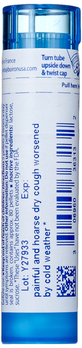 Packaging and label for Boiron Hepar Sulphuris Calcareum 30C