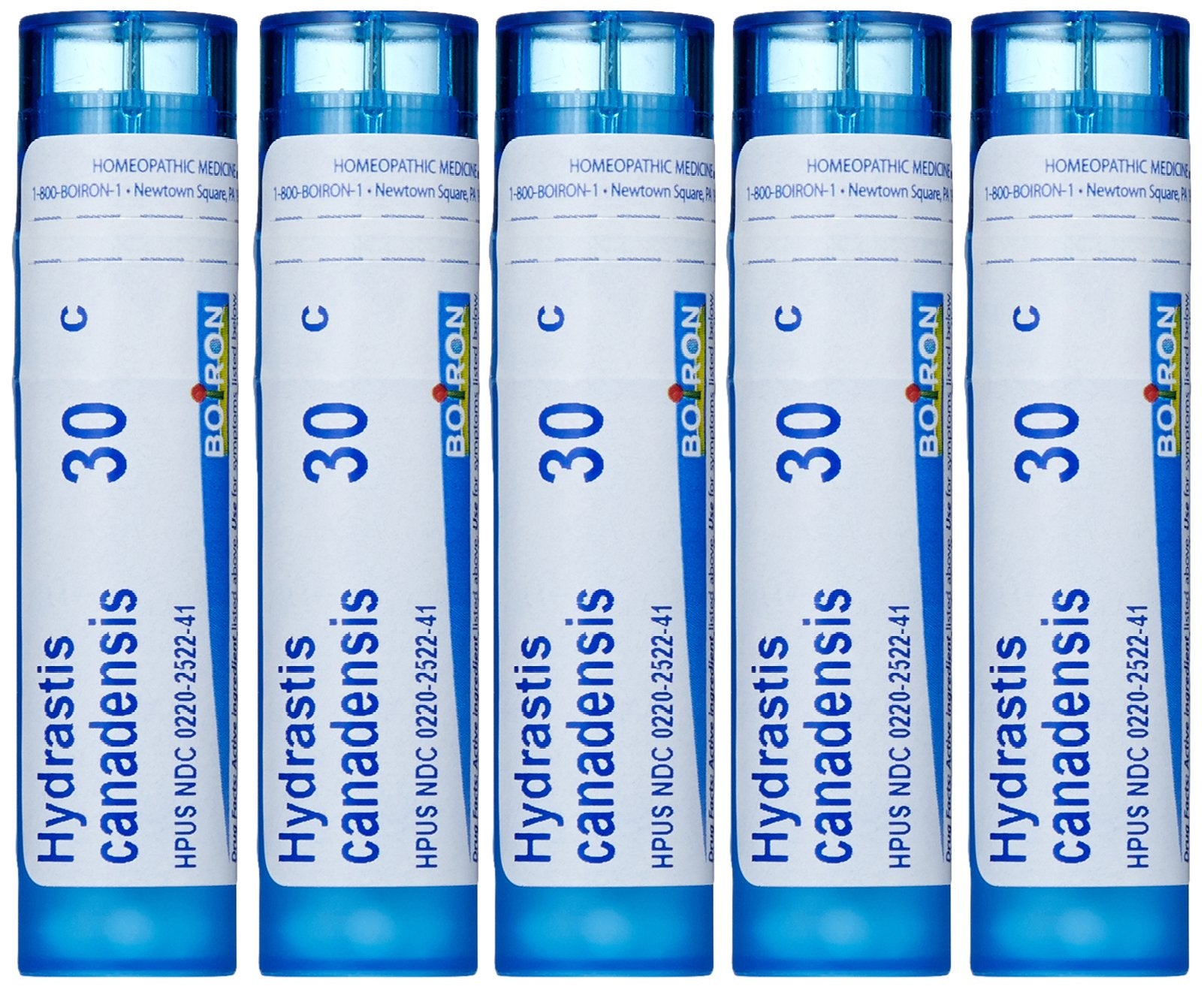 Boiron Hydratis Canadensis 30C 5-pack of 80 pellet tubes – hero image