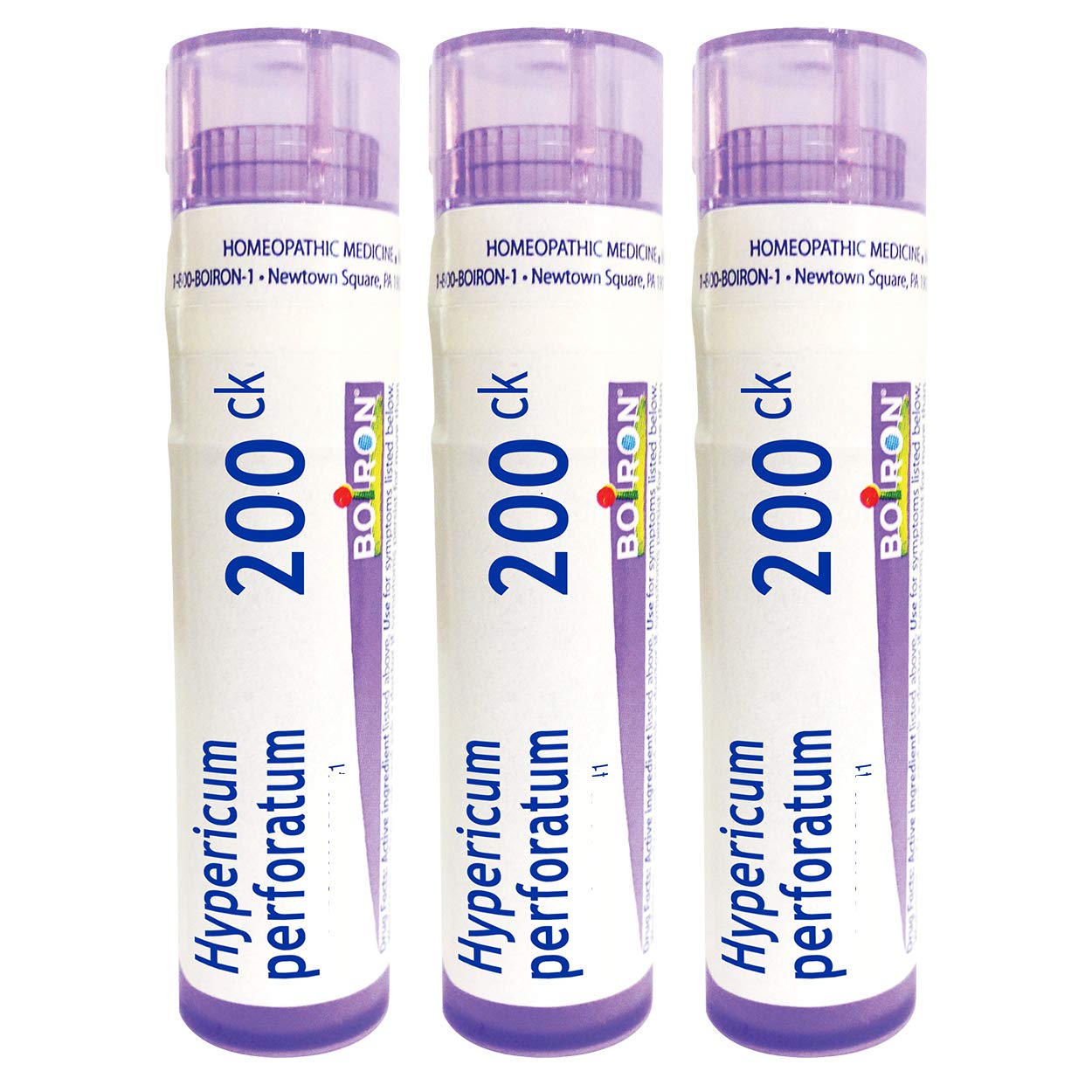 Boiron Hypericum Perforatum 200CK bottle and packaging for nerve pain