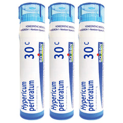 Boiron Hypericum perforatum 30C nerve pain homeopathic medicine pack of 3 with pellets