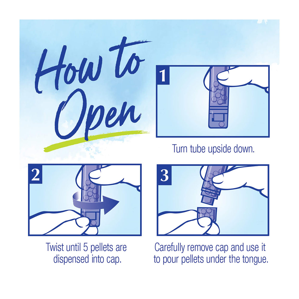 Individual quick-dissolving pellets for nerve pain relief
