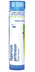 Front view of Boiron Hypericum Perforatum 6C 80 pellets package