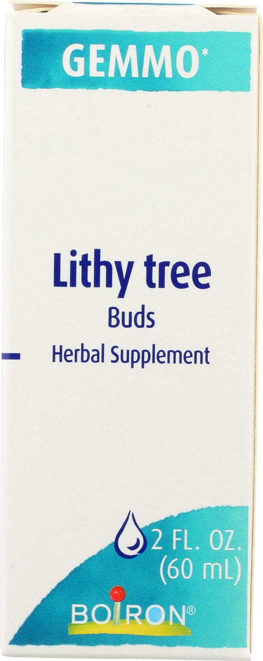 Lithy Tree 2 oz bottle with label close-up