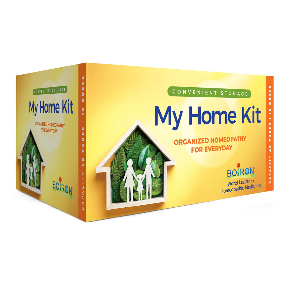 Inside view of Boiron My Home Kit storage case