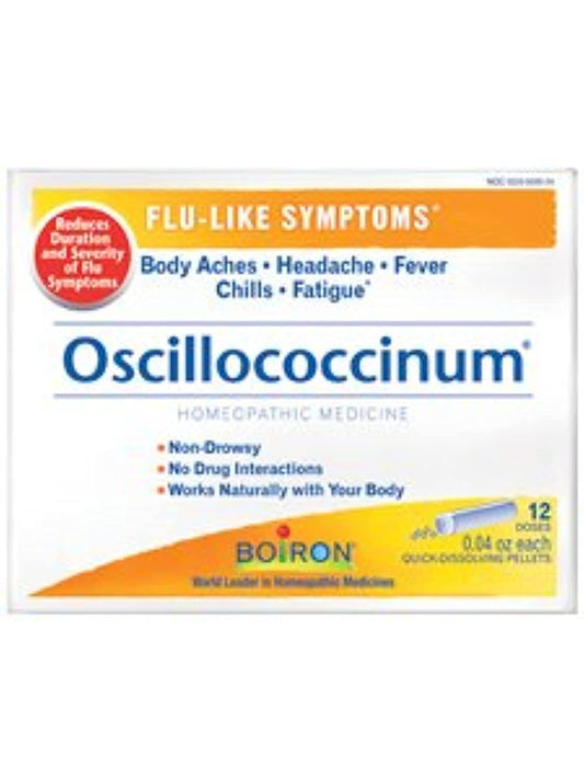 Boiron Oscilloccinum 12-Dose packaging front view