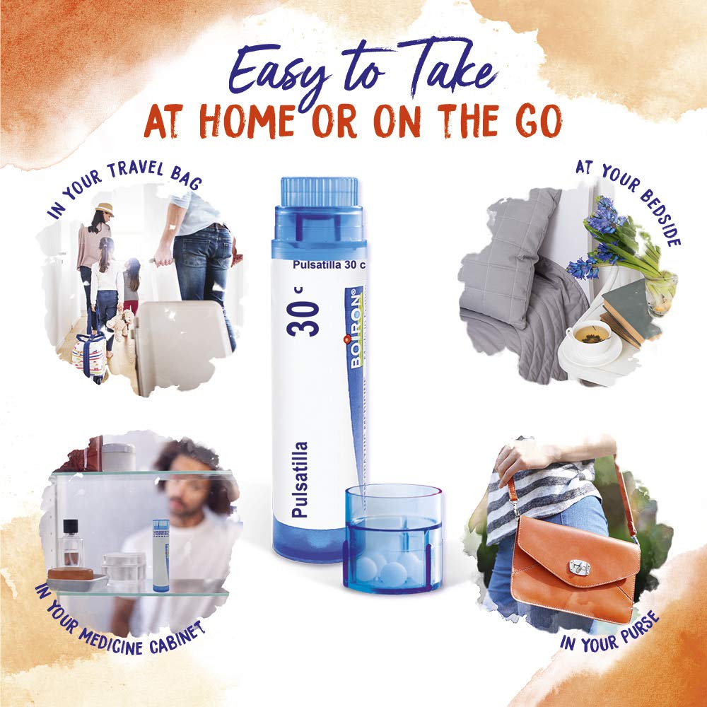 Boiron Pulsatilla 30C product label back