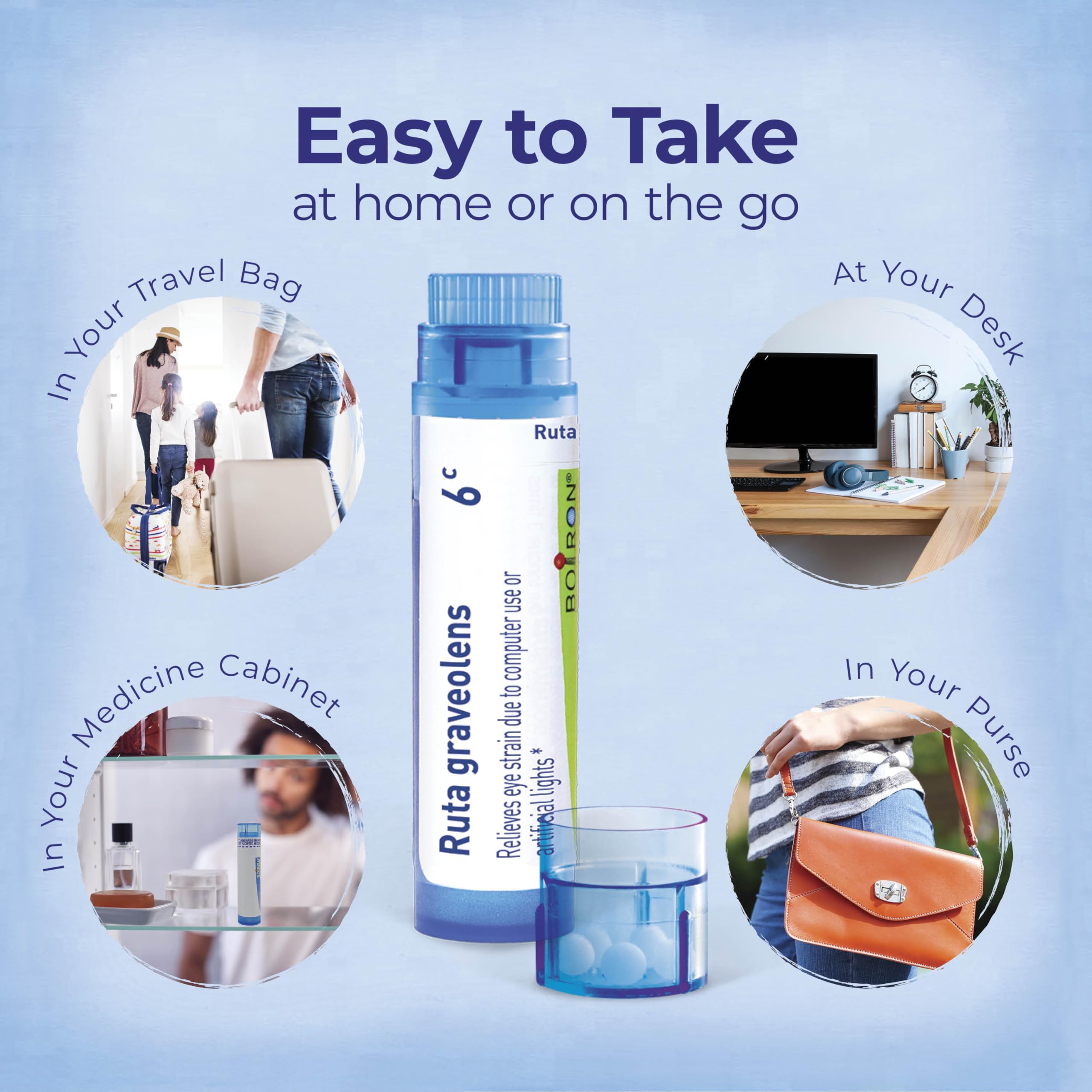 Ingredients label for Ruta Graveolens 6C homeopathic medicine
