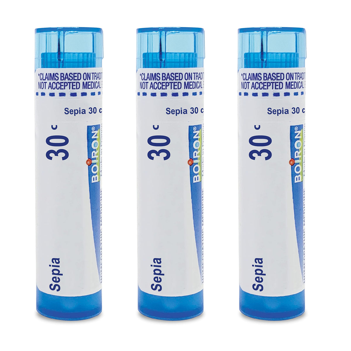 Boiron Sepia 30C box and dispensing tube