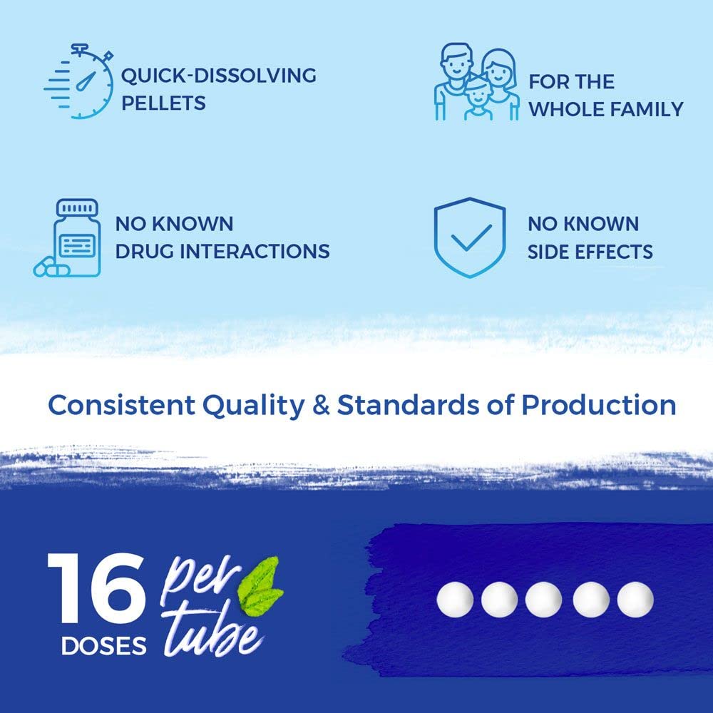 Three tubes pack showing a total of 240 pellets