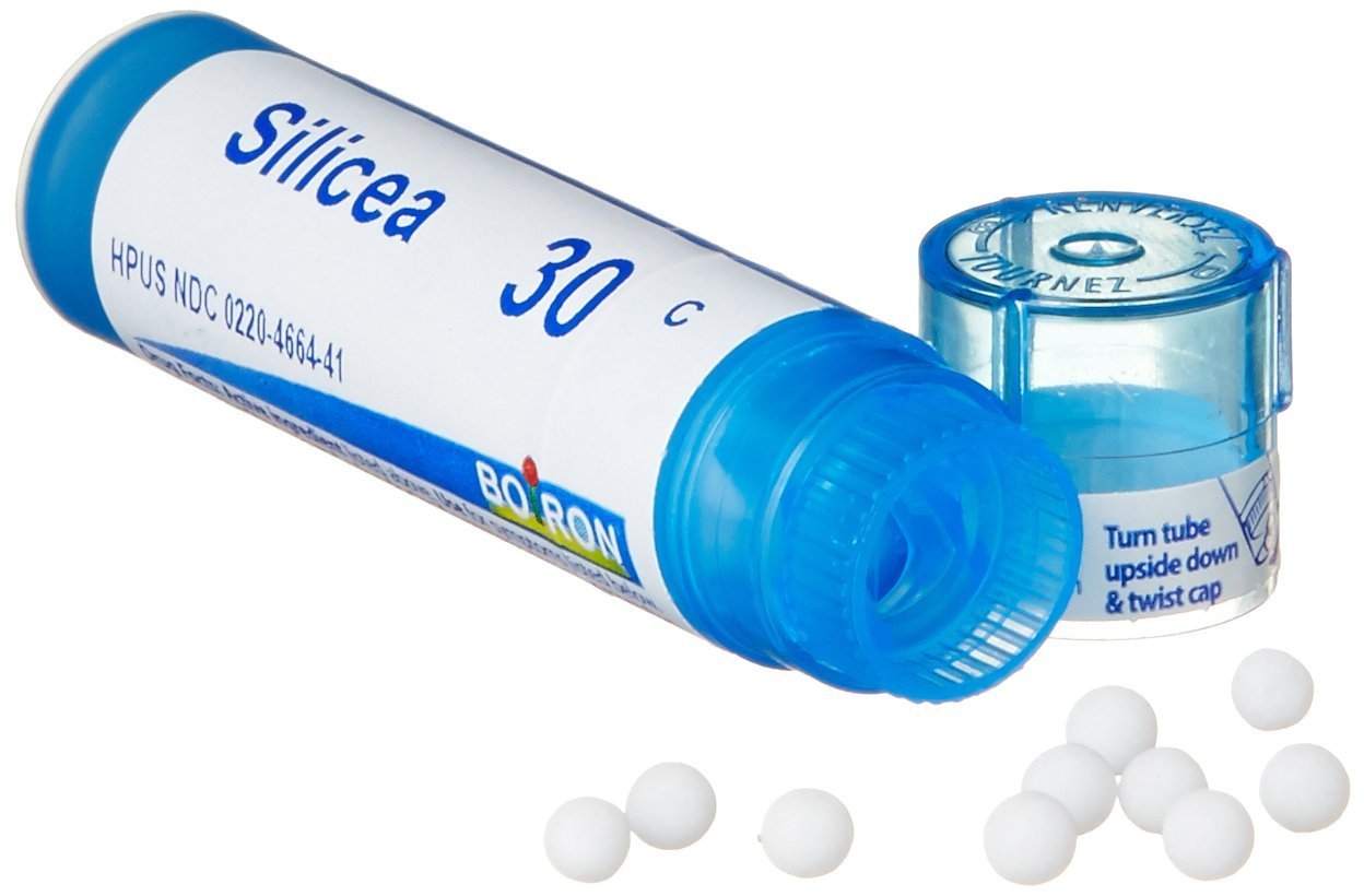 Boiron Silicea 30C Pellets 80-count tubes stacked