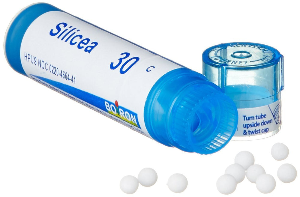 Boiron Silicea 30C Pellets 80-count tubes stacked