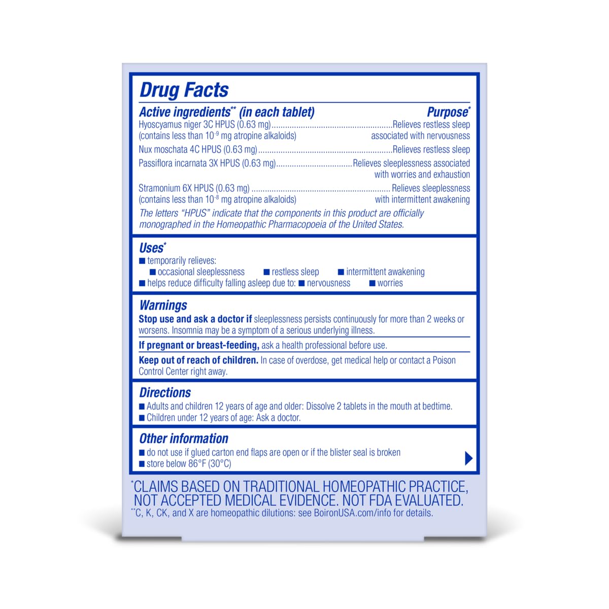 Gluten-free SleepCalm with no artificial flavors icon