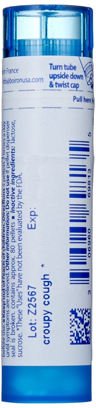 Front label of Boiron Spongia Tosta 30C homeopathic medicine
