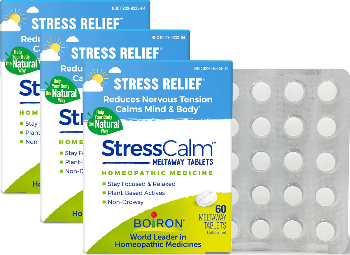 Boiron StressCalm box and blister packs