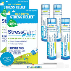 Front view of Boiron StressCalm On The Go packaging