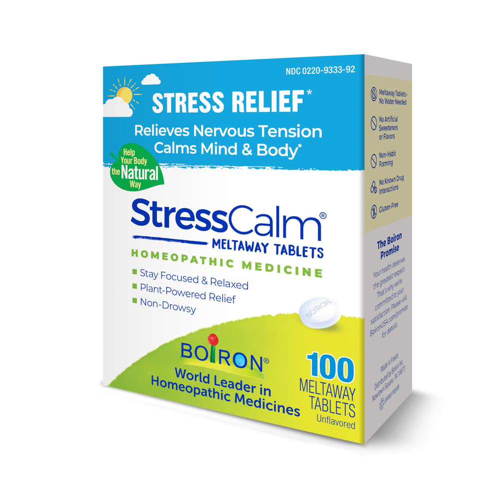 Gluten-free StressCalm Tabs with no artificial ingredients
