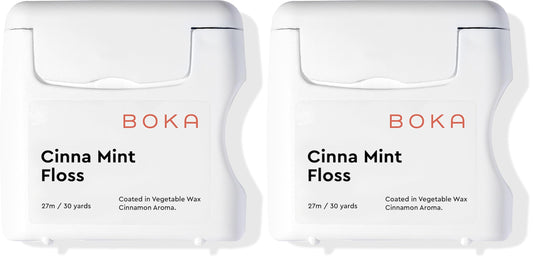 Boka Cinna Mint Woven Dental Floss per-pack information